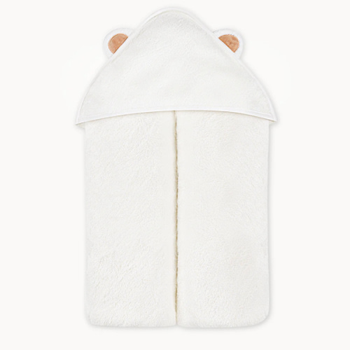 Natemia Baby Hooded Towel - White Bear
