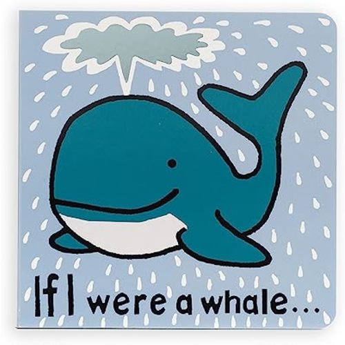 Jellycat If I were a Whale: A Touch and Feel Board Book Children's Book - Baby Gift