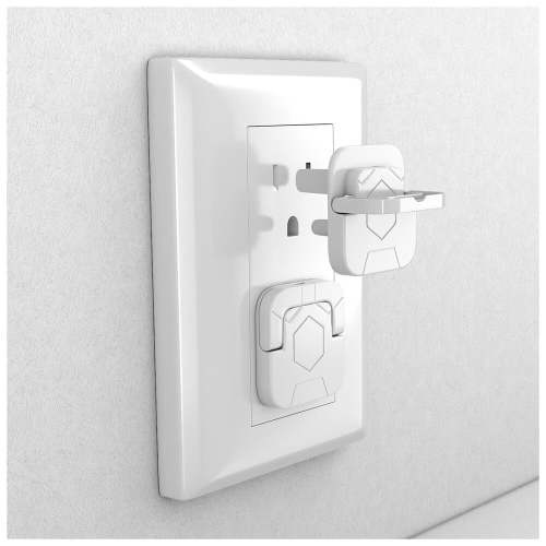 Baby-Proof Outlet Covers (60 Pack) - Child Safety Electric Plug Protectors to Prevent Power Shock
