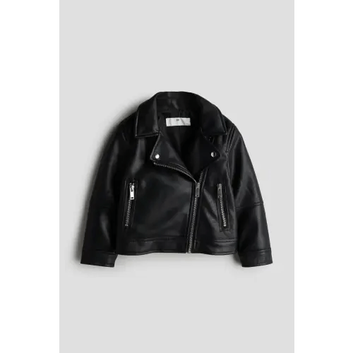 Biker Jacket, Black - size 10 (9-10Y)