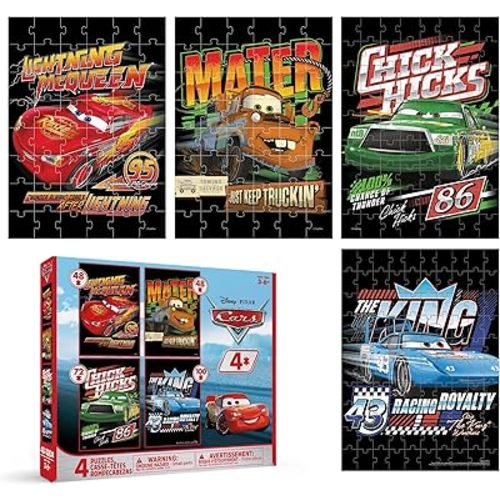 Ceaco - Disney Pixar Cars Puzzle for Kids – Larger Pieces Designed for Preschool Hands – 48, 72, 100Pc Jigsaw Puzzles