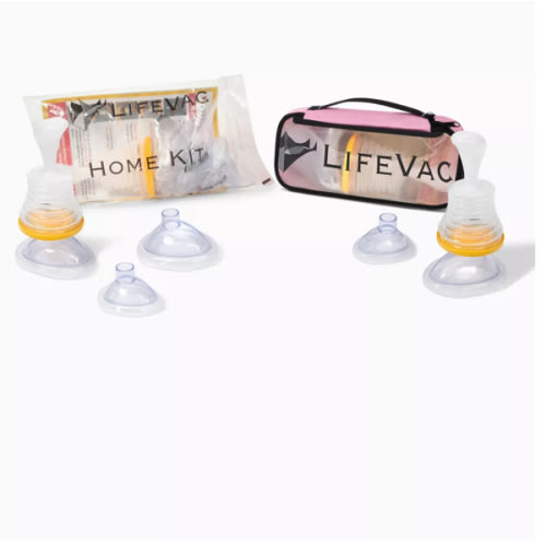 LifeVac Home and Travel Kit Bundle - Toddler and Adult Choking First Aid Device