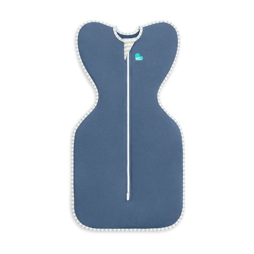 Love to Dream Swaddle UP, Baby Sleep Sack, Self-Soothing Swaddles for Newborns, Improves Sleep, Snug Fit Helps Calm Startle Reflex, New Born Essentials for Baby, 8-13lb, Denim