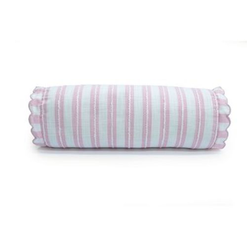 Lumbar Bolster Pillow Pink Stripe