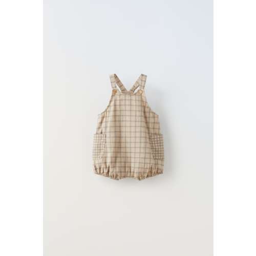 PLAID ROMPER