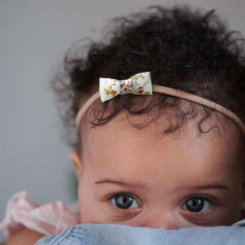 LuluLuvs Itty Bitty Bow Baby Headbands, Pastel Florals Bundle Set - LuluLuvs | Maisonette