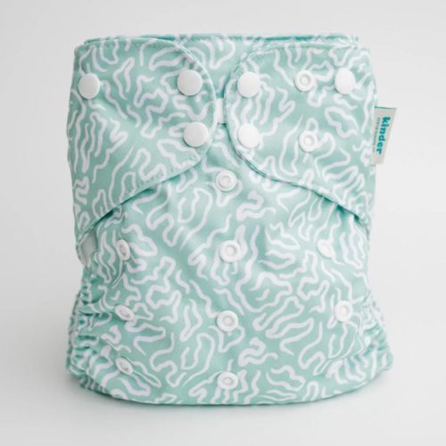 Abstract: Essentials Pocket Cloth Diaper with Athletic Wicking Jersey, Grows with your Baby