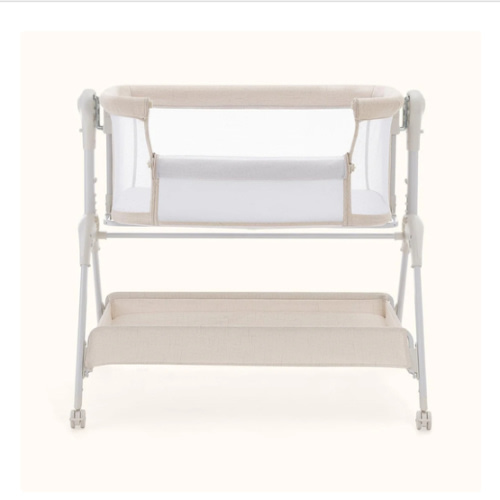 HARPPA Cuddly Sway | 3-in-1 Rocking Baby Bassinet & Bedside Sleeper for Newborns with Mattress for Reflux | Attaches to Bed, Adjustable Heights, Non-Toxic & CPSC Certified | Sturdy Frame, Portable Wheels, Tool-Free Setup, Gentle Rocking | Perfect for Newb