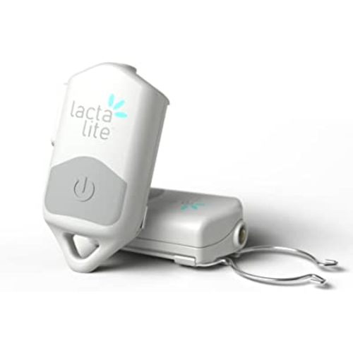 Hands Free Breast Pump Light,Lacta Lite,Wearable, Portable, Clip-On, Rechargeable Set of Lights White Set of 2