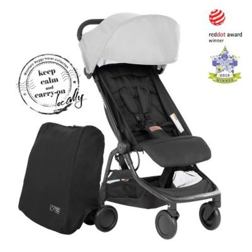 Mountain Buggy Nano V3 Travel Stroller in Silver
