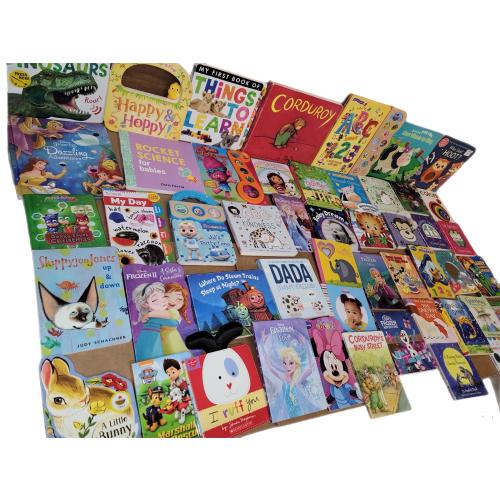 Lot of Children BOARD Hardcover TODDLER Daycare Kids BOOKS Instant Baby Library *Random Mix* (You Choose the Quantity 5-100) Free Shipping