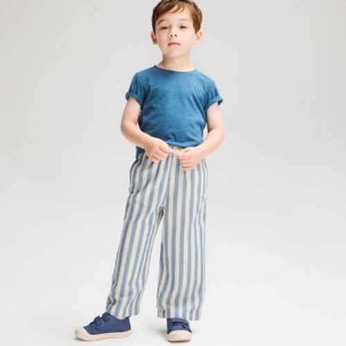 Toddler Boys' Striped Pants - Cat & Jack™ Blue 3T
