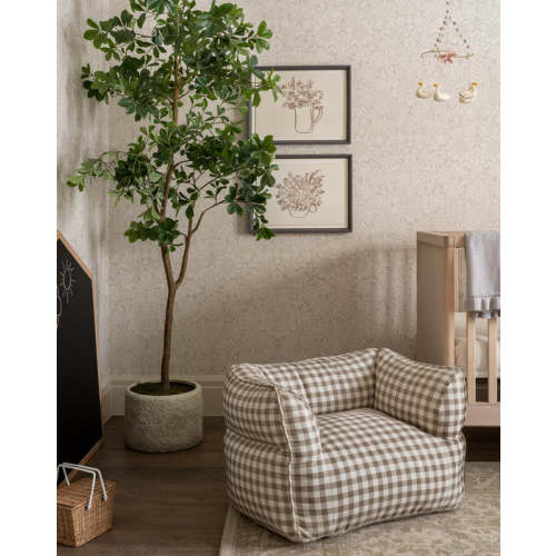 Gingham Kids Chair