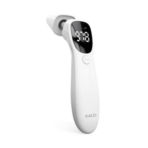 Dual Mode Thermometer, Infrared Digital Thermometer for Forehead & Ear, Infants, FSA/HSA Eligible, No Touch with Fever Alarm and Fast Results