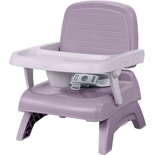 Chicco Bento™ 3-in-1 Portable Booster Seat for Table, Feeding Seat and Toddler Chair for Babies and Toddlers, for Children up to 50 lbs., Lightweight, Compact Fold | Mochi/Purple
