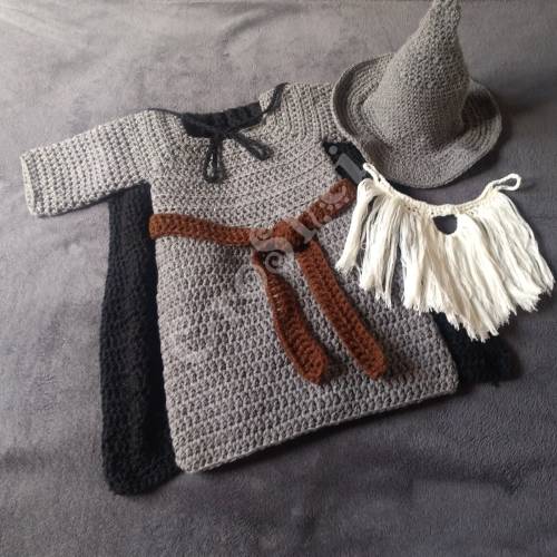 Gandalf Inspired Crochet Baby Costume