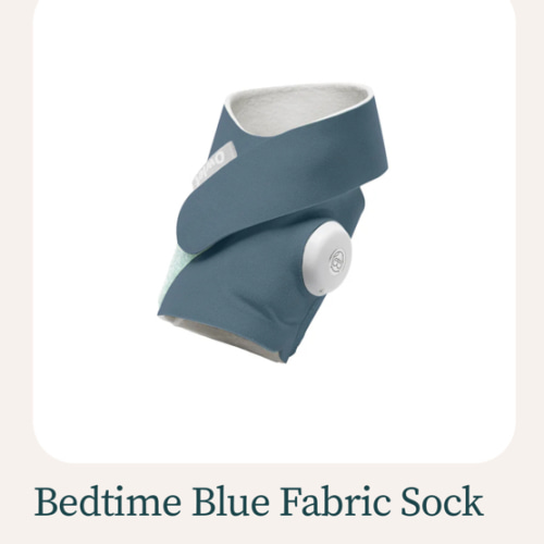 Bedtime Blue Fabric Sock – Owlet US