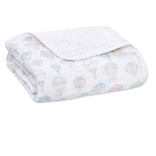 Above The Clouds Organic Baby Blanket | aden + anais