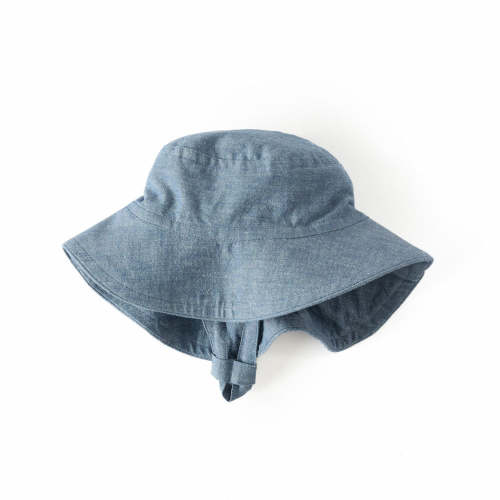 Chambray Bucket Hat, Size 12-24M