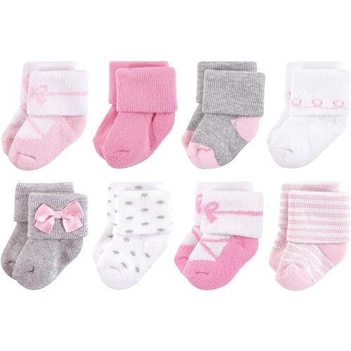 Little Treasure Baby Girls' Newborn Socks