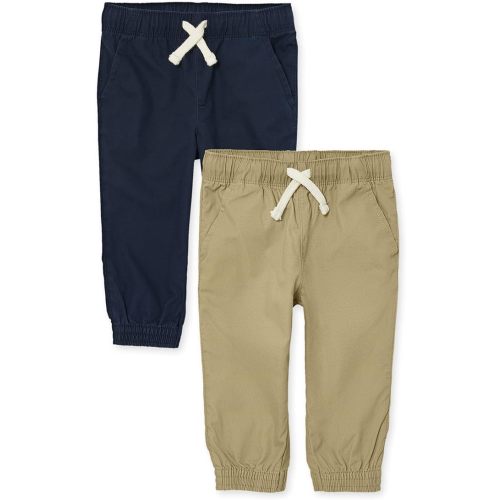 The Children's Place and Toddler Stretch Pull on Jogger Pants,multipacks