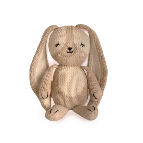 Stuffed Baby Bunny Rabbit Animal Toy - Red and Olive Co