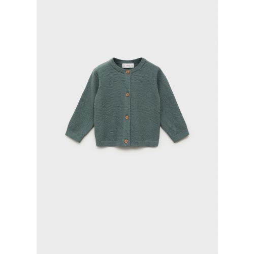Knitted button cardigan - Kids | MANGO USA