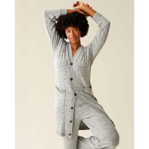 CozyKnit Long Cardigan | Grey Heather -Kindred Bravely