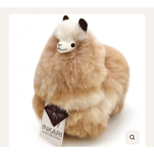 Inkari Alpaca Stuffed Animals - Naturals Sandstone
