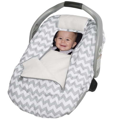 Jolly Jumper Arctic Sneak-A-Peek Infant Car Seat Cover