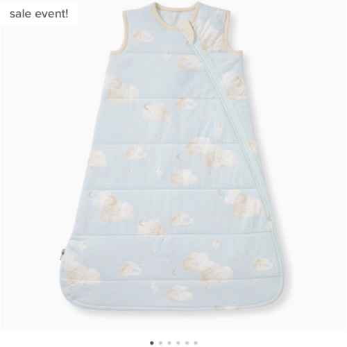 Good Night Sky Organic Warmer Beekeeper™ Wearable Baby Blanket - Blue, Medium