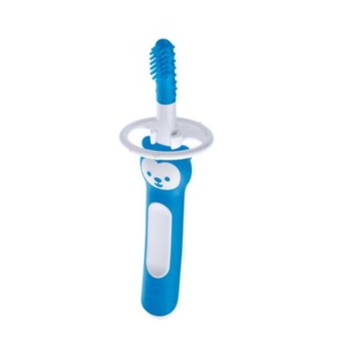 MAM Brushy the Bear Massaging Toothbrush in Blue - BLUE - NO SIZE