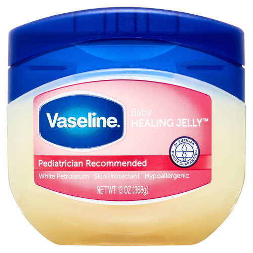Vaseline Hypoallergenic Newborn Baby Oil Diaper Rash Cream Healing Petroleum Jelly, 13 oz
