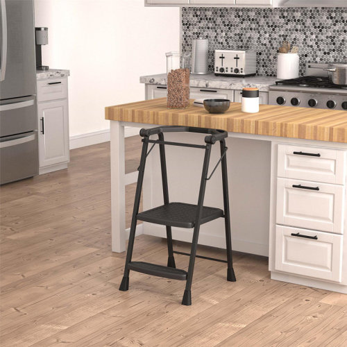 COSCO 2-Step Kitchen Stepper Adult Folding Step Stool, Kids Folding & Reviews | Wayfair