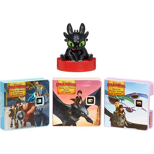 Little Tikes Story Dream Machine DreamWorks How to Train Your Dragon Toothless Collection, Storytime, Learning Books, Audio Play, Toy Gift, Toddlers, Kids Girls Boys Ages 3+