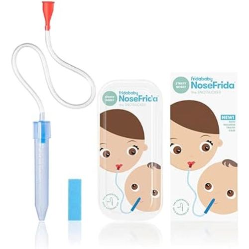 FridaBaby NoseFrida The Snotsucker with Travel Case, Easy Nasal Booger and Ear Cleaner, Gentle Nose Cleaner Suction, Aspirator for Sinus Congestion Relief, for Newborns/Infants : Amazon.com.au: Baby