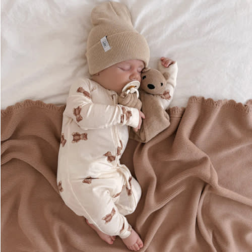Zip Romper | Teddies (NO FRILL) – Little and Fern