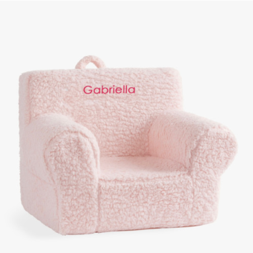 My First Anywhere Chair®, Blush Cozy Sherpa