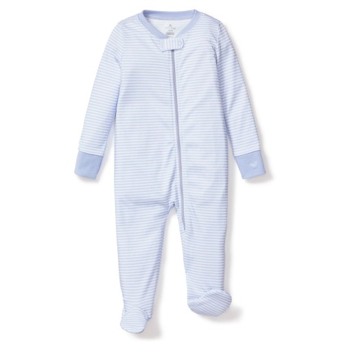 Stripe Pima Cotton Footie, 6-9M