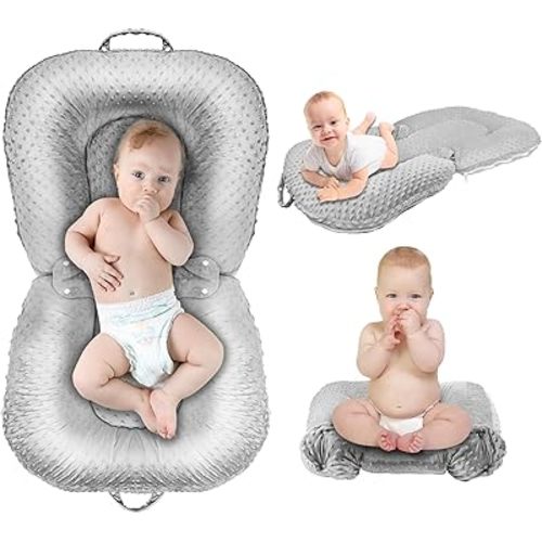 Baby Lounger - 3-in-1 Infant Lounger for Newborn 0-24 Months, Portable Foldable Infant Lounger Breathable & Soft Newborn Lounger for Home Travel