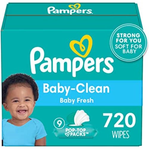 Pampers Baby Wipes Baby Fresh Scented 9X Pop-Top Packs 720 Count