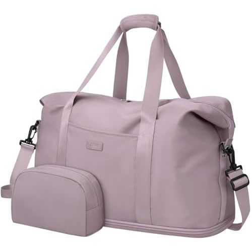 Expandable Travel Duffle Bags Weekender Overnight Bags for Women Men Hospital Bag for Women Labor Delivery with Toiletry Bag Waterproof