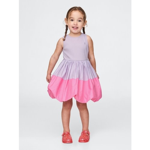 Baby & Toddler Mixed Media Bubble Dress