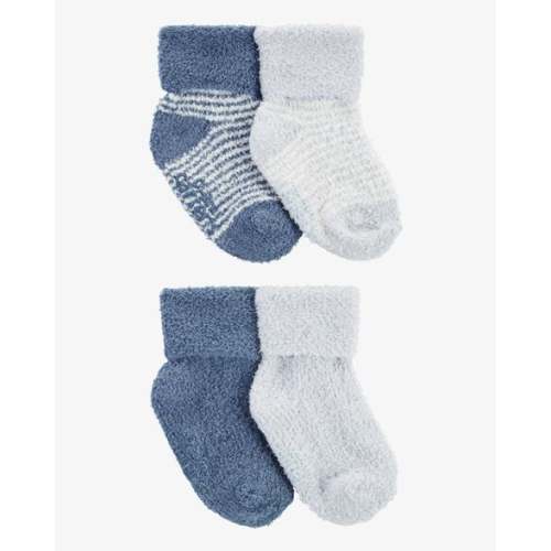 Baby 4-Pack Foldover Chenille Booties - Carter's | Carter's