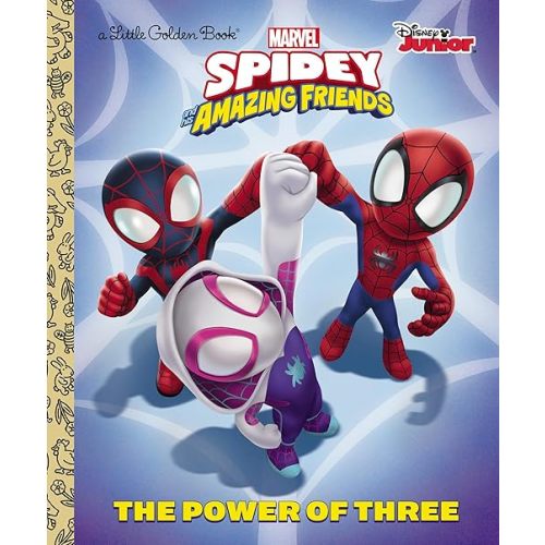 The Power of Three (Marvel Spidey and His Amazing Friends) (Little Golden Book) Hardcover – Picture Book, August 3, 2021