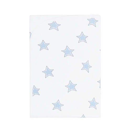 Nella Pima - Blue Stars Print Blanket