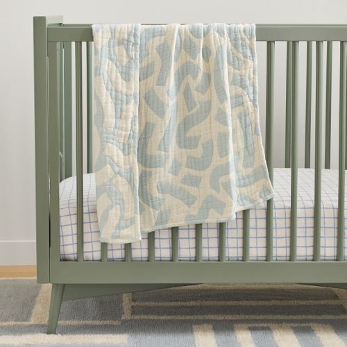 Sprinkled Waves Baby Blanket