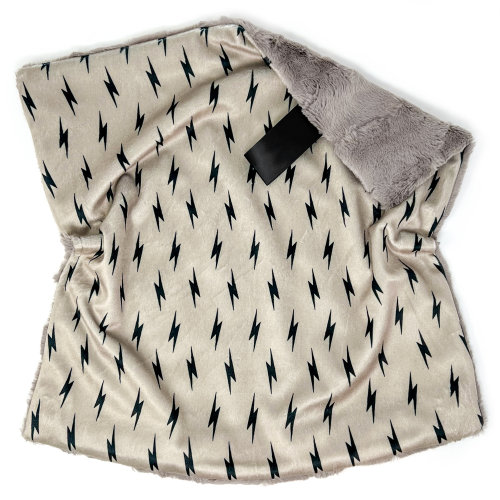 Lovey: Bolts on Khaki. Lovey. Lightning Bolt Lovey. Earth Tone Lovey. Lovie. Baby Lovey. Minky Lovey. Lovey for Babies. Baby Gift.
