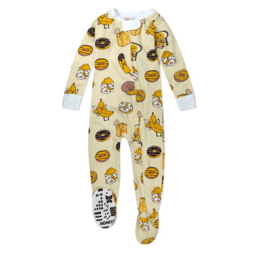 Honest Baby Clothing Organic Cotton Boy/Girl Long Sleeve Sleep N Play, Newborn to 9 Months