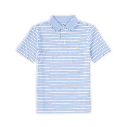 Polo Ralph Lauren Little Boys 2T-7 Short Sleeve Striped Performance Jersey Polo Shirt